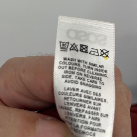 Asos Maxi Wrap Satin Skirt Sz 0 Rust Y2K Minimalist Formal Bias Sleek Modern - Picture 12 of 12